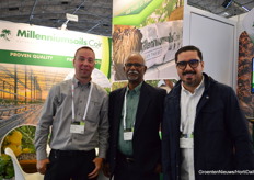 Dave Wilding, Carl Mendonca, and Alfredo Baca of Millenniumsoils Coir